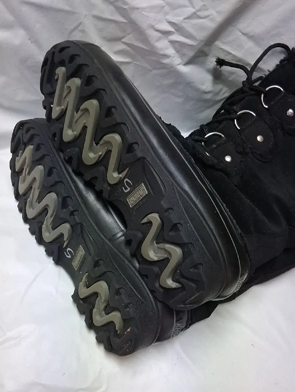 Khombu Black Faux Fur Winter Boots - Women's Cold-Weather Boot Sz 8